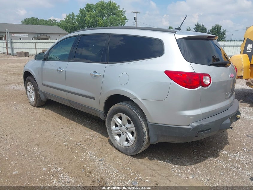 Vin: 1gnkreed0bj194332, lot: 42221936, chevrolet traverse ls 20113