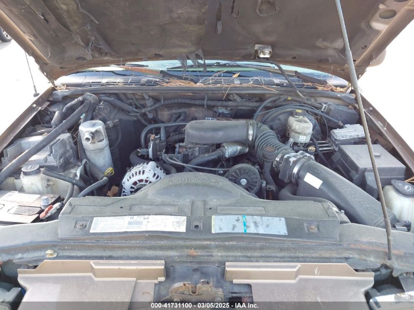 2002 Chevrolet Blazer Ls VIN: 1GNCS18WX2K160391 Lot: 41731100