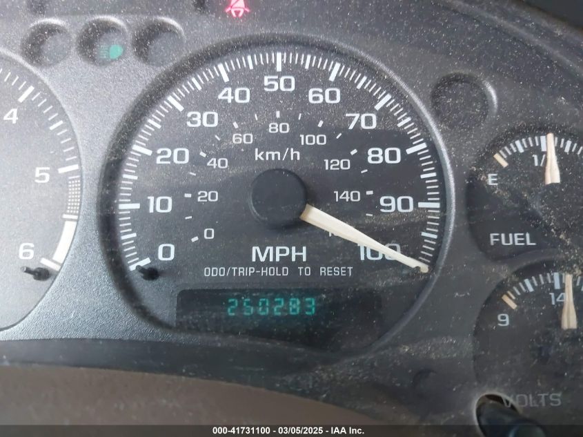 2002 Chevrolet Blazer Ls VIN: 1GNCS18WX2K160391 Lot: 41731100