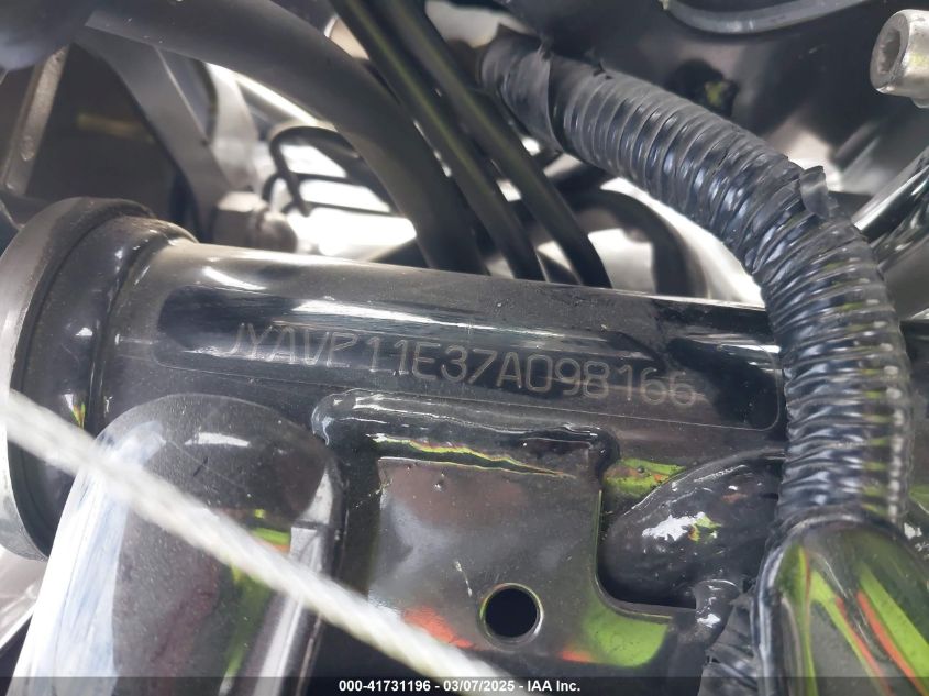 2007 Yamaha Xvs1100 VIN: JYAVP11E37A098166 Lot: 41731196