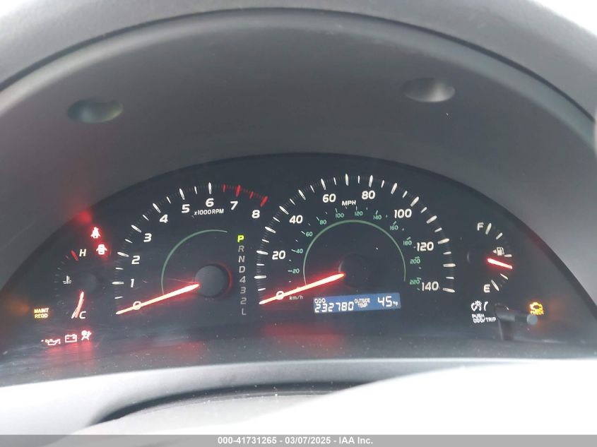 2009 Toyota Camry Le VIN: 4T1BE46K49U320529 Lot: 41731265