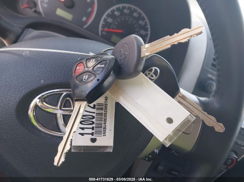 2009 Toyota Corolla S VIN: 1NXBU40E09Z009749 Lot: 41731629