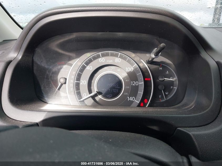 2013 Honda Cr-V Ex VIN: 2HKRM3H50DH505199 Lot: 41731686