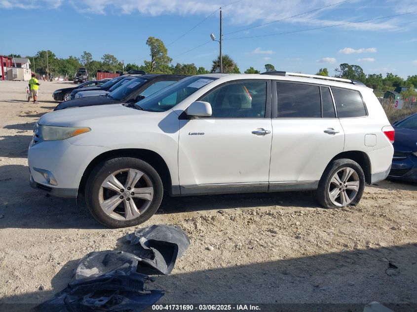 2011 Toyota Highlander Limited V6 VIN: 5TDYK3EHXBS039823 Lot: 41731690