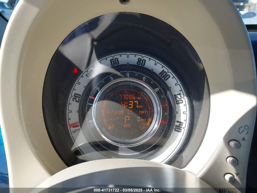 2013 Fiat 500 Pop VIN: 3C3CFFAR7DT534752 Lot: 41731722