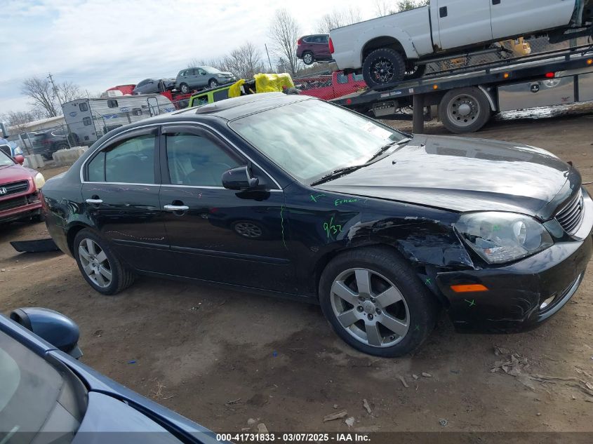 2006 Kia Optima Ex V6 (New)/Lx V6 (New) VIN: KNAGE124065057054 Lot: 41731833