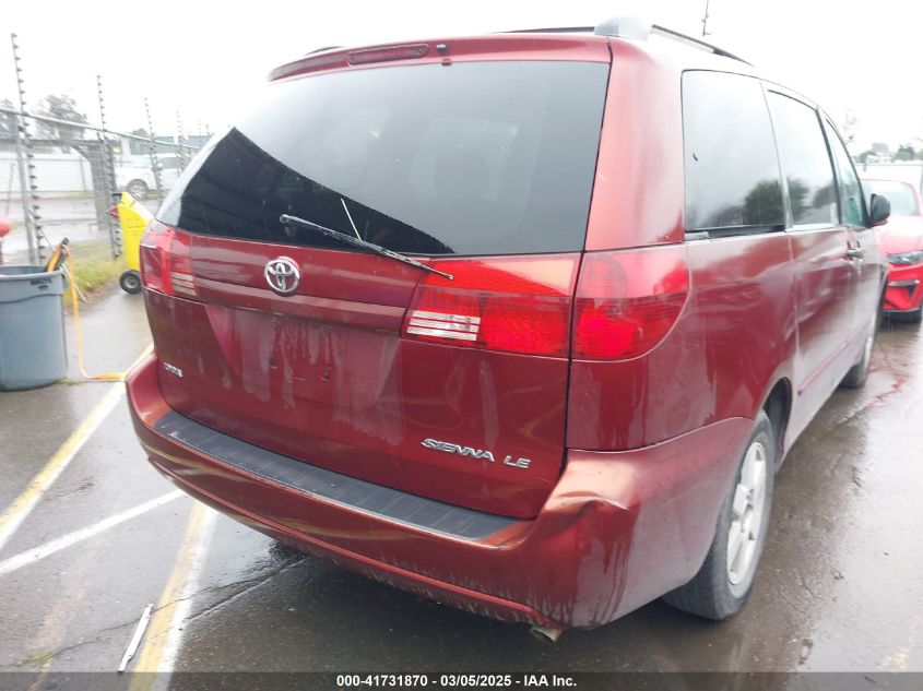 2005 Toyota Sienna Le VIN: 5TDZA23CX5S318248 Lot: 41731870