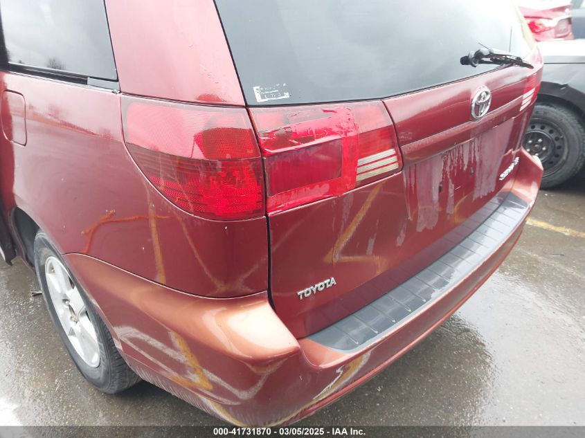 2005 Toyota Sienna Le VIN: 5TDZA23CX5S318248 Lot: 41731870