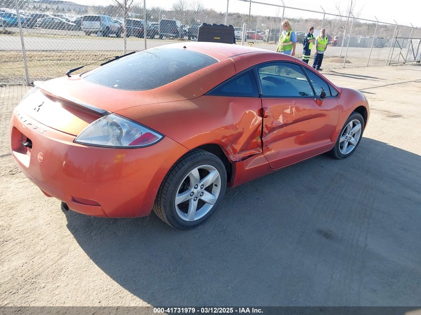2007 MITSUBISHI ECLIPSE VIN: 4A3AK24FX7E013700