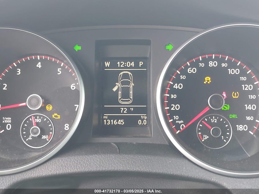 2013 VOLKSWAGEN GTI VIN: WVWHD7AJ1DW093931