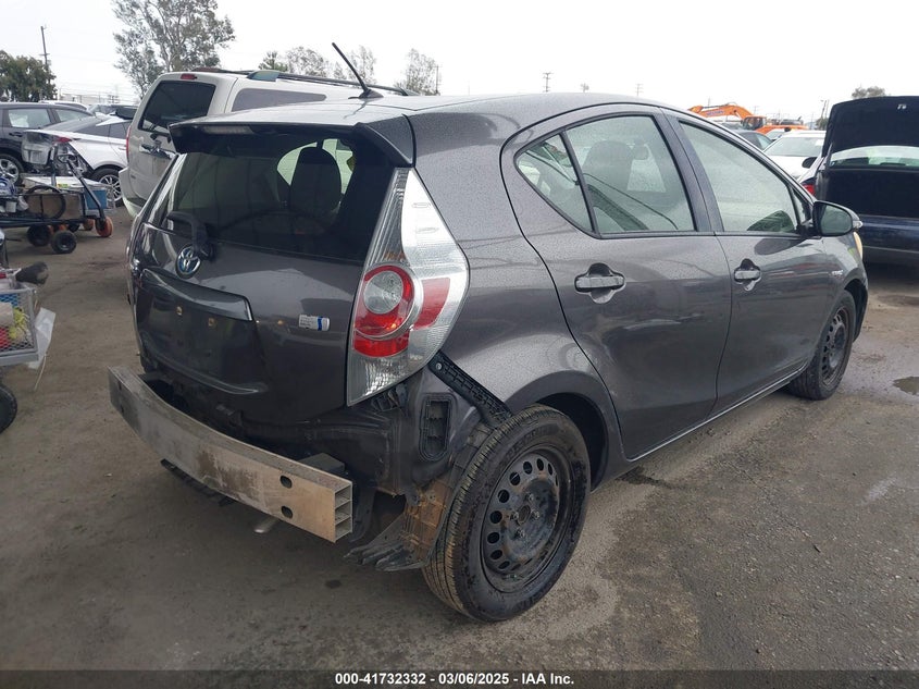 2012 TOYOTA PRIUS C VIN: JTDKDTB30C1024951
