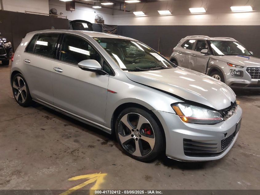 2015 Volkswagen Golf Gti 2.0T S 4-Door VIN: 3VW5T7AU8FM030101 Lot: 41732412