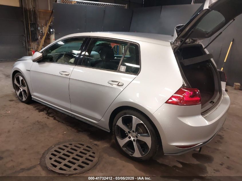 2015 Volkswagen Golf Gti 2.0T S 4-Door VIN: 3VW5T7AU8FM030101 Lot: 41732412