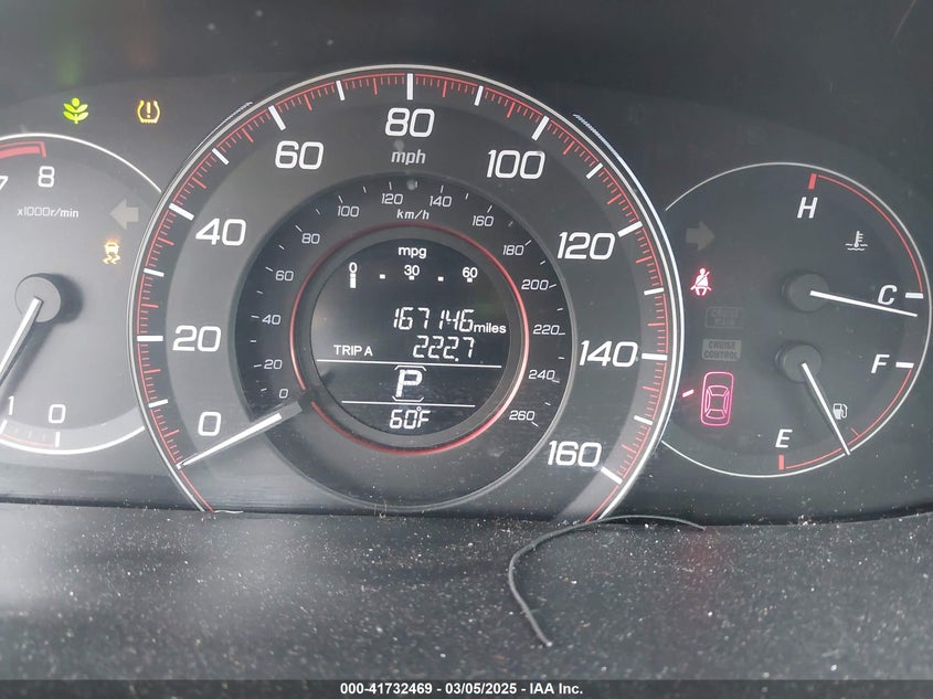 2014 HONDA ACCORD VIN: 1HGCR2F57EA070647