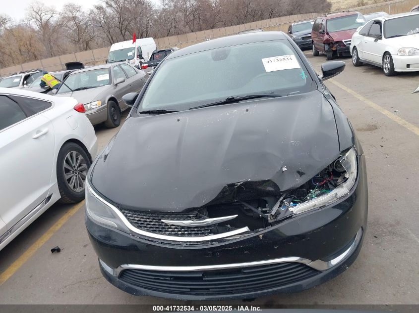 2015 Chrysler 200 Limited VIN: 1C3CCCABXFN568858 Lot: 41732534