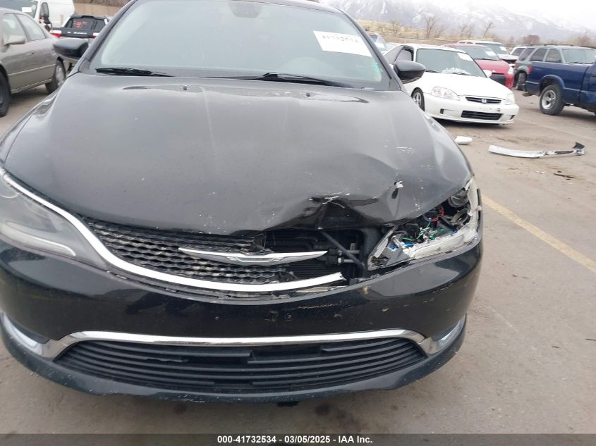 2015 Chrysler 200 Limited VIN: 1C3CCCABXFN568858 Lot: 41732534