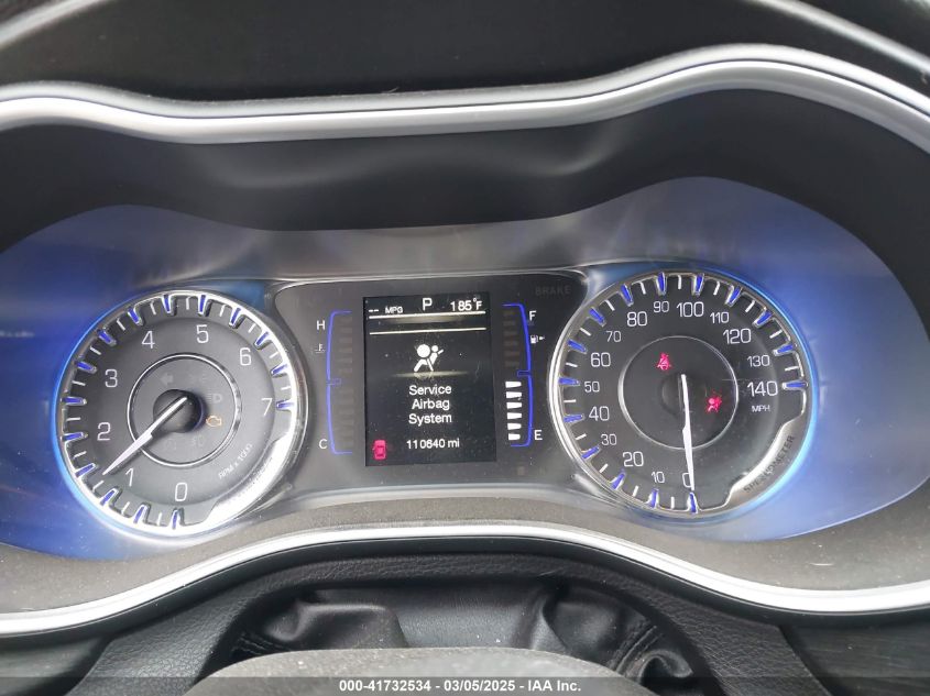 2015 Chrysler 200 Limited VIN: 1C3CCCABXFN568858 Lot: 41732534