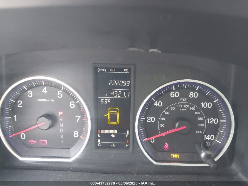 2009 Honda Cr-V Ex-L VIN: JHLRE38729C013942 Lot: 41732770