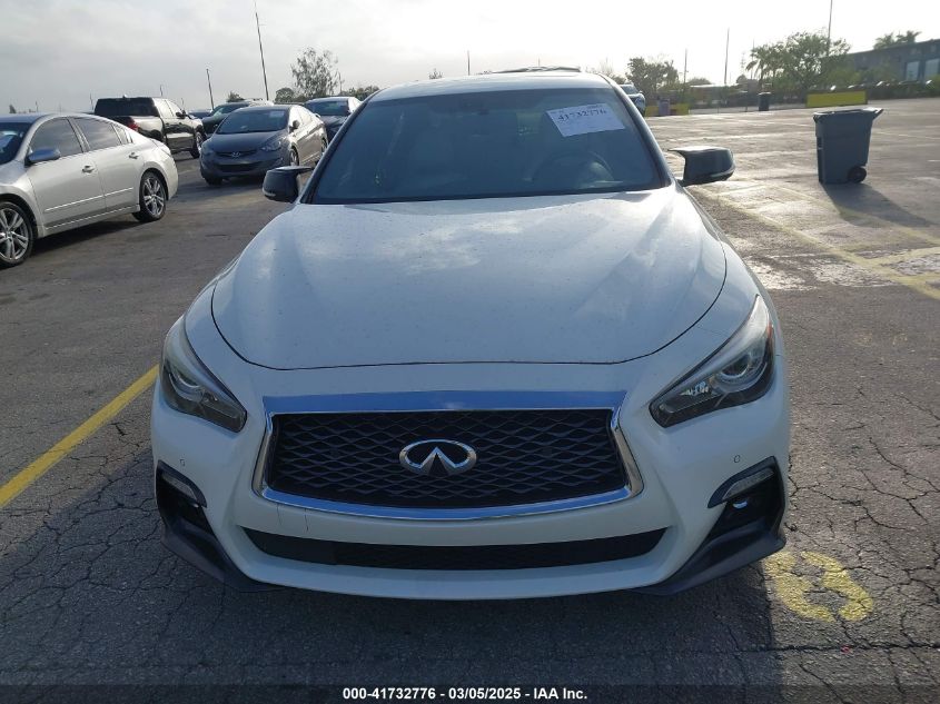 2020 Infiniti Q50 Red Sport 400 VIN: JN1FV7AP3LM630448 Lot: 41732776