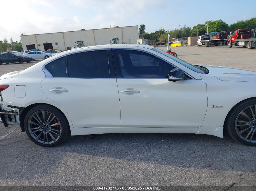 2020 Infiniti Q50 Red Sport 400 VIN: JN1FV7AP3LM630448 Lot: 41732776