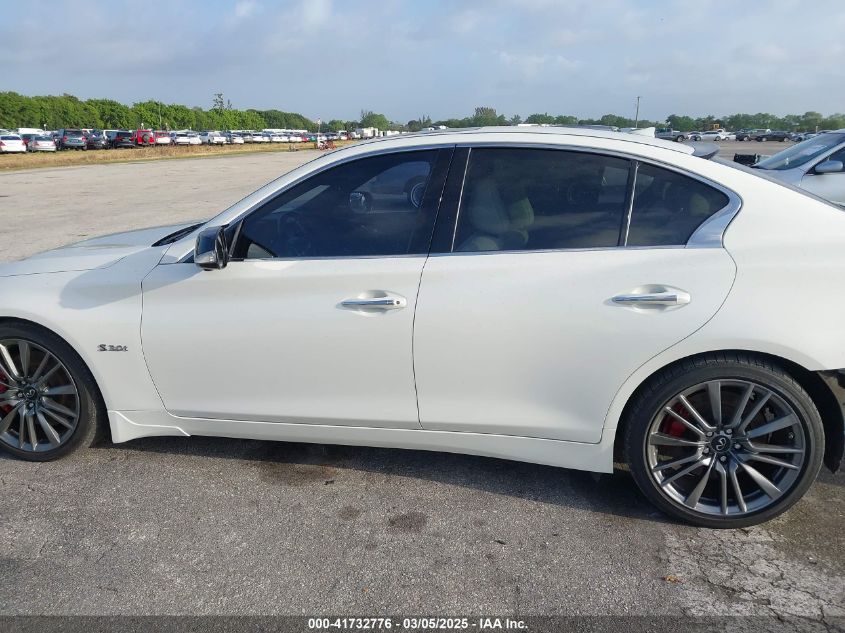 2020 Infiniti Q50 Red Sport 400 VIN: JN1FV7AP3LM630448 Lot: 41732776