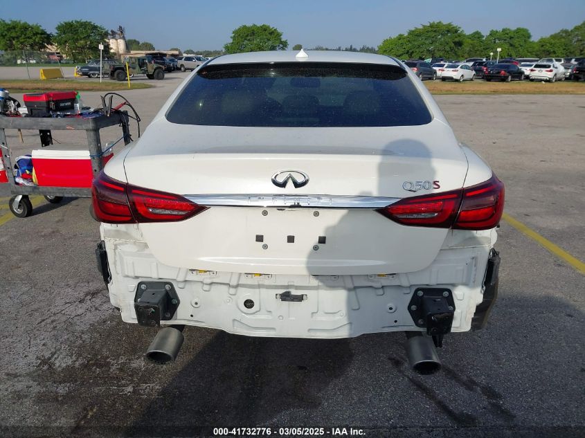 2020 Infiniti Q50 Red Sport 400 VIN: JN1FV7AP3LM630448 Lot: 41732776