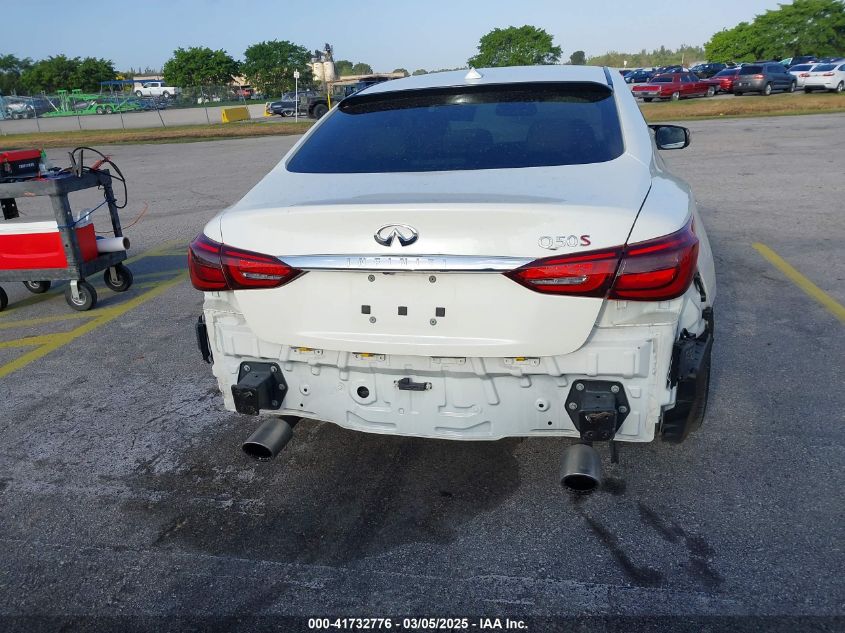 2020 Infiniti Q50 Red Sport 400 VIN: JN1FV7AP3LM630448 Lot: 41732776