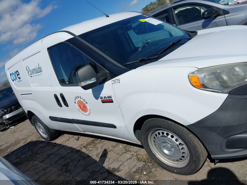 2016 RAM PROMASTER CITY TRADESMAN ZFBERFAT7G6B39563