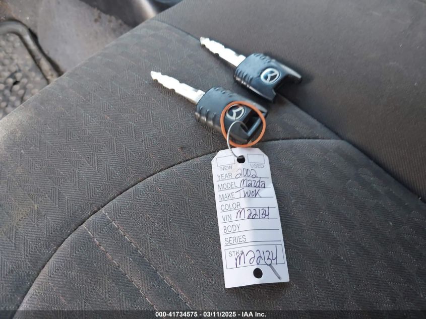 2002 Mazda B4000 Ds VIN: 4F4YR46E92TM22134 Lot: 41734575