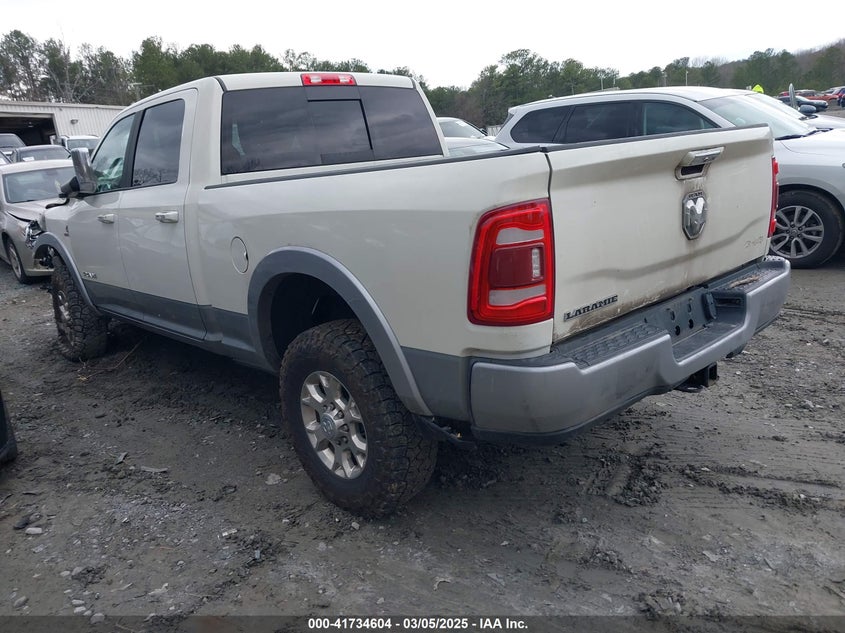 2021 Ram 3500 Laramie 4X4 6'4 Box white truck diesel 3C63R3EL9MG636643 photo #4