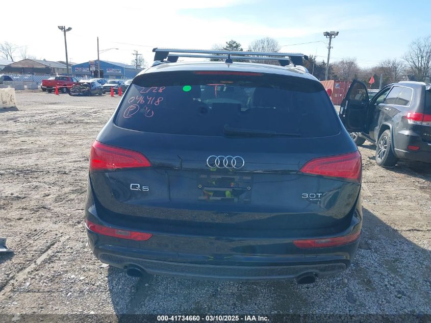 2013 Audi Q5 3.0T Premium Plus VIN: WA1DGAFP8DA046418 Lot: 41734660