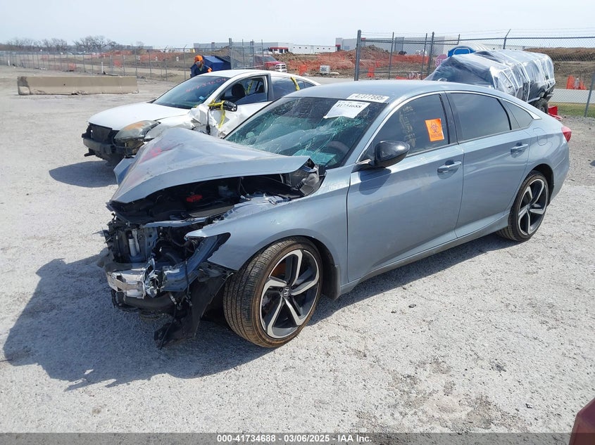 2022 HONDA ACCORD VIN: 1HGCV1F30NA097659