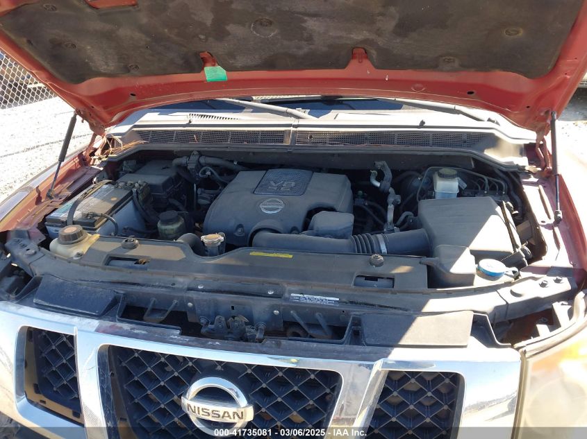 2012 Nissan Armada Platinum VIN: 5N1BA0NF1CN601956 Lot: 41735081