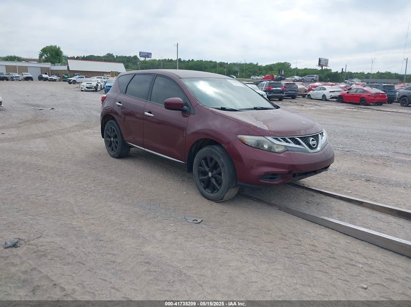 2012 NISSAN MURANO VIN: JN8AZ1MU9CW121175