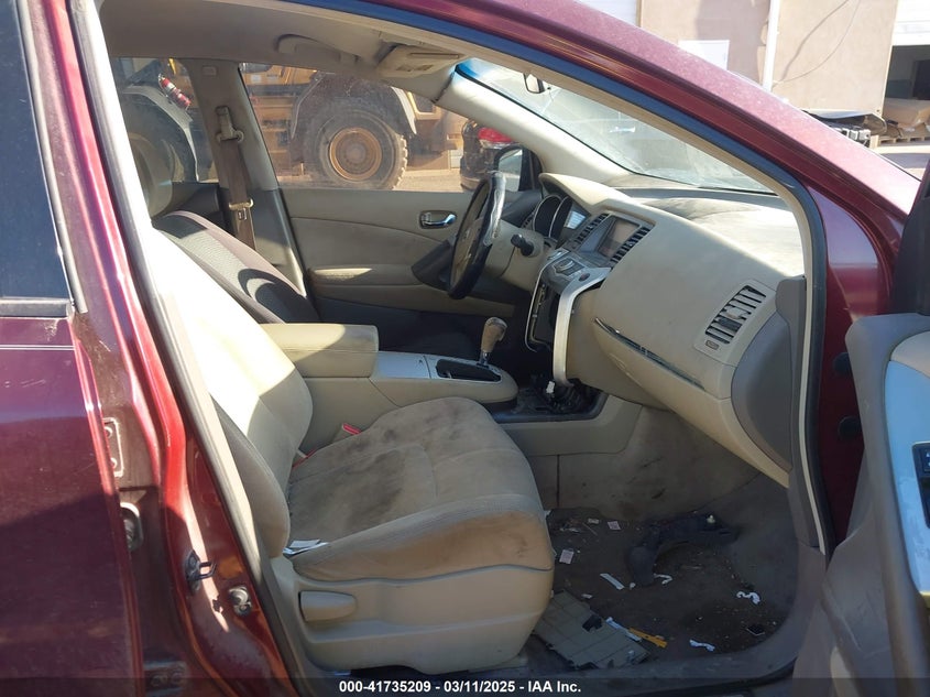 2012 NISSAN MURANO VIN: JN8AZ1MU9CW121175