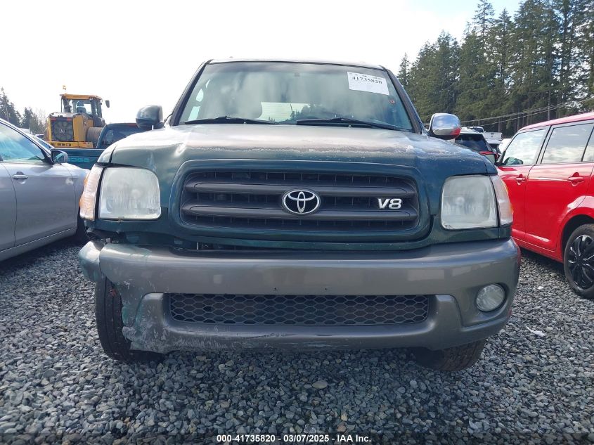 2004 Toyota Sequoia Sr5 V8 VIN: 5TDZT34AX4S209820 Lot: 41735820