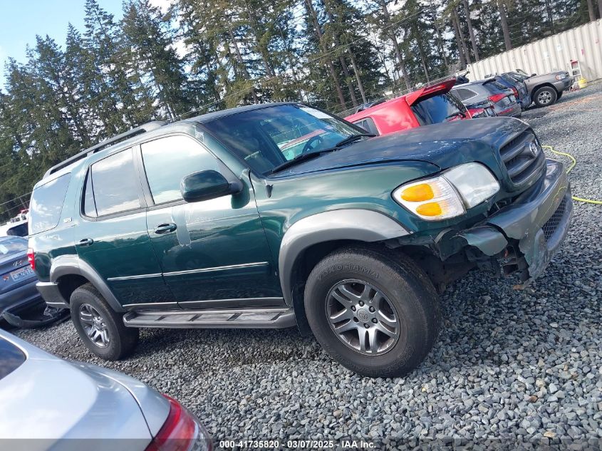 2004 Toyota Sequoia Sr5 V8 VIN: 5TDZT34AX4S209820 Lot: 41735820