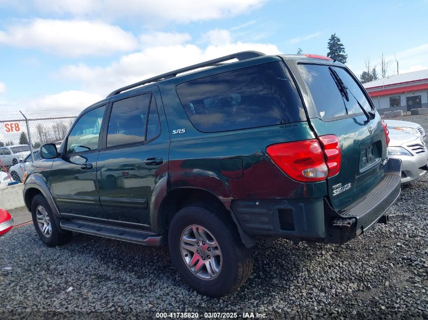 2004 Toyota Sequoia Sr5 V8 VIN: 5TDZT34AX4S209820 Lot: 41735820