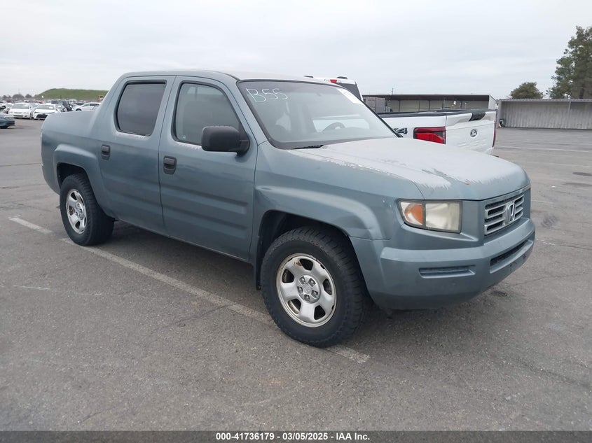 2007 HONDA RIDGELINE VIN: 2HJYK16297H552559