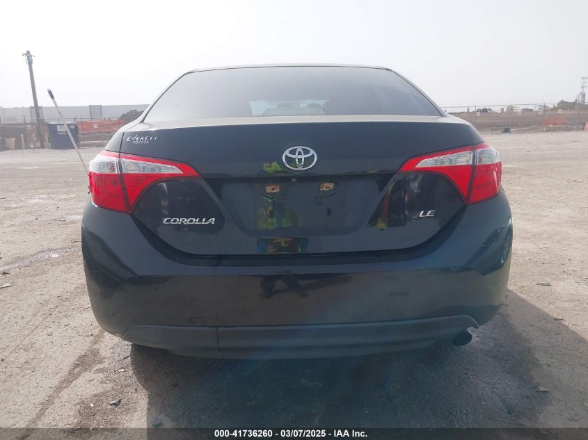 2015 Toyota Corolla Le VIN: 5YFBURHE7FP305950 Lot: 41736260