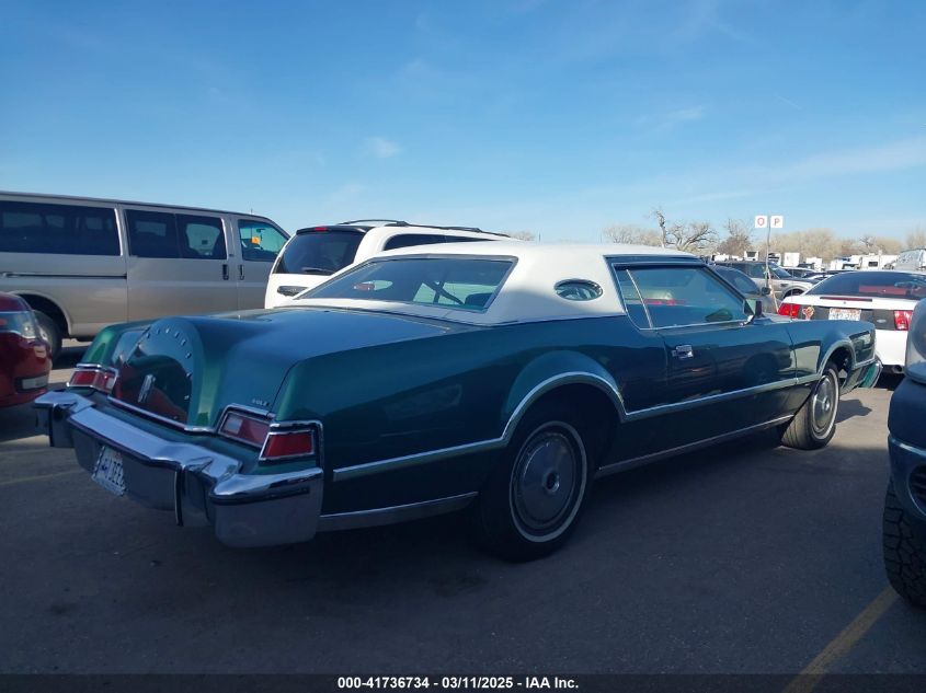 1976 Lincoln Continental VIN: 6Y89A880043 Lot: 41736734