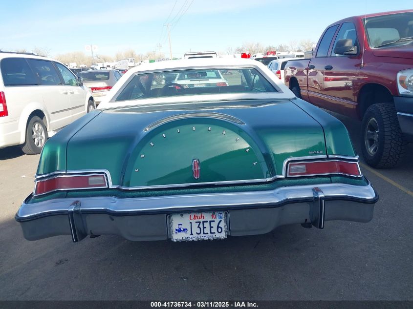 1976 Lincoln Continental VIN: 6Y89A880043 Lot: 41736734