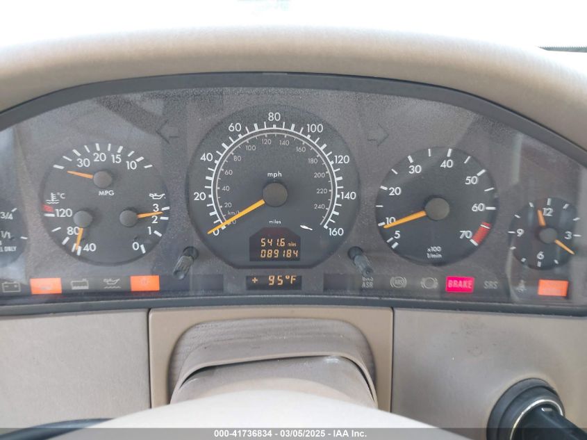 1999 Mercedes-Benz S 320 VIN: WDBGA32G8XA431941 Lot: 41736834