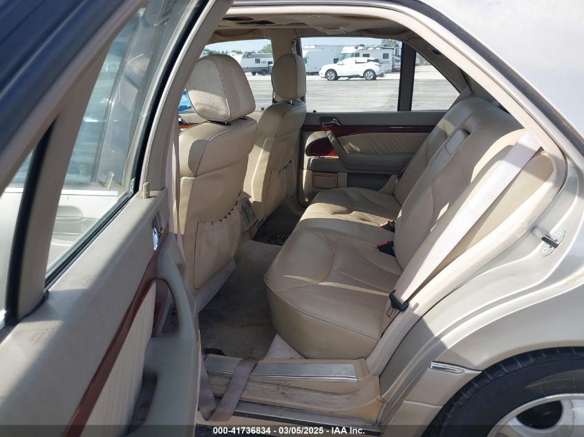 1999 Mercedes-Benz S 320 VIN: WDBGA32G8XA431941 Lot: 41736834