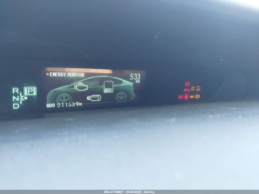 2014 Toyota Prius Two VIN: JTDKN3DU7E0385069 Lot: 41736927