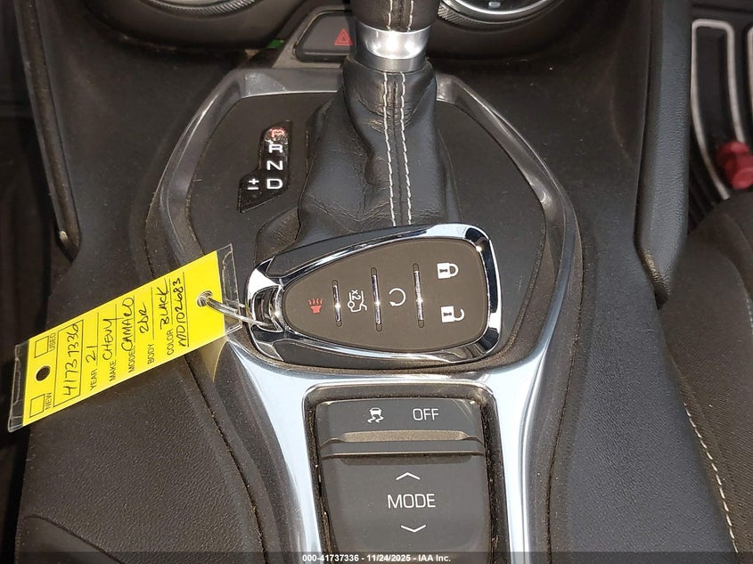 2021 Chevrolet Camaro VIN: 1G1FF1R77M0102683 Lot: 41737336