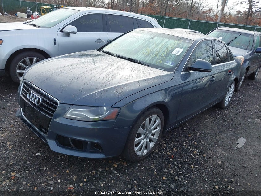 2009 Audi A4 3.2 Premium Plus grey sedan gasoline WAULK78K79N021544 photo #3