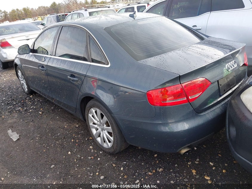 2009 Audi A4 3.2 Premium Plus grey sedan gasoline WAULK78K79N021544 photo #4