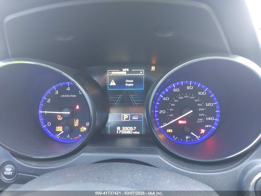 2015 Subaru Outback 2.5I Limited VIN: 4S4BSANC2F3310372 Lot: 41737421