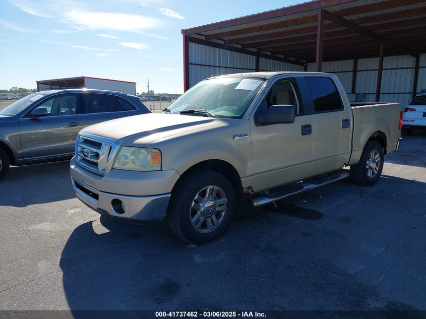 2008 FORD F150 XLT CREW CAB VIN: 1FTPW12V68FB88382